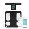 Fitdays Scale for Body Weight and Fat Percentage, 8 Electrodes High Precision Scale for BMI 20 Body Composition Measurement 1