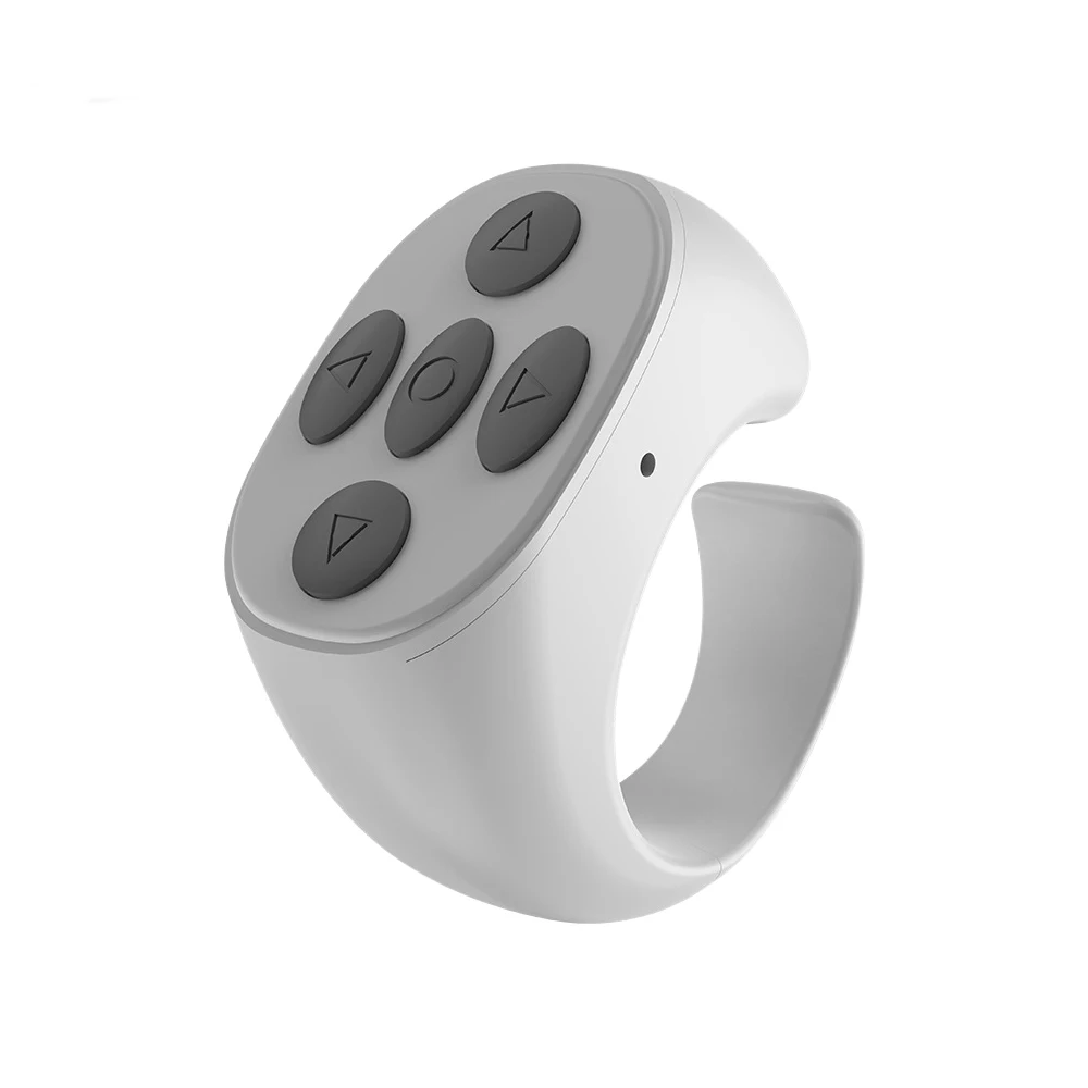 

1 Pcs Wireless BT-Compatible Ring Remote Control Fingertip Selfie Video Controller Automatic Page Turner Browsing For Phone