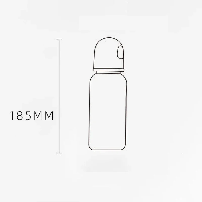 250mL Feeding Bottle Cute Kawaii Cartoon Food Storage Cup Baby Safe PP Material for Newborn Toddlers Infant Accessories