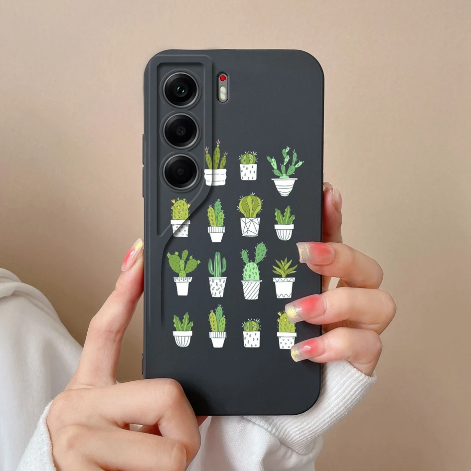 Cute Dinosaur Bear Pattern Liquid Silicone Shockproof Phone Case