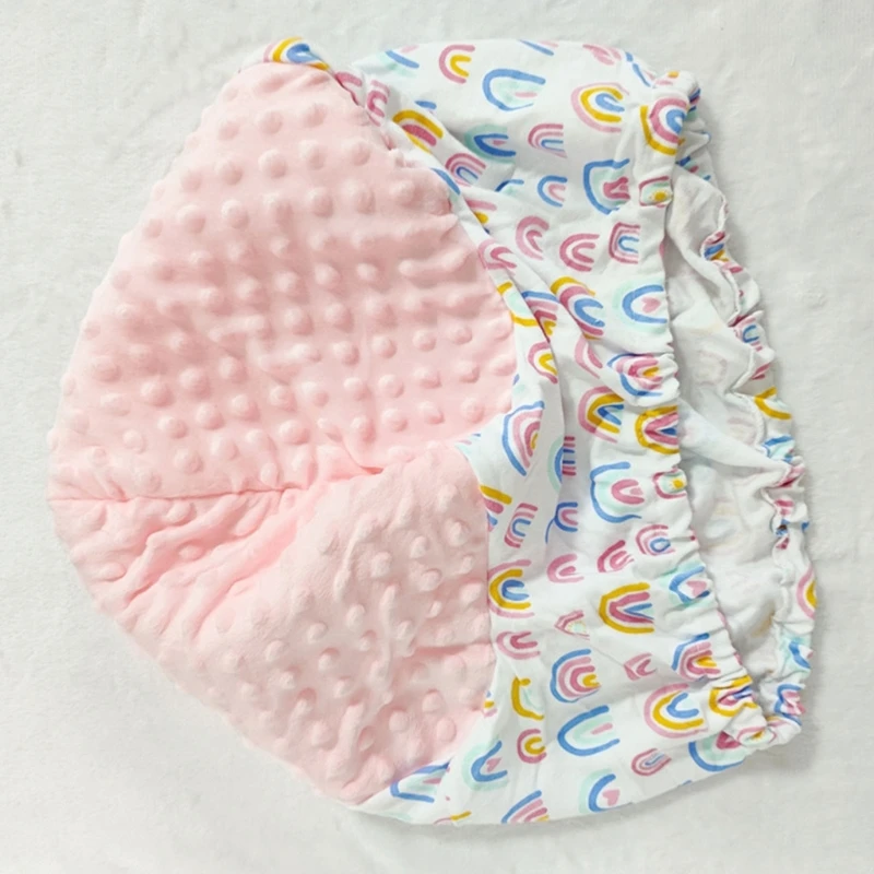 Comfortable Baby Floor Seats Cover in Rainbow Designing 0-2 Year Boys and Girls Chair Sleeve for Bumbo Baby Safety Seats