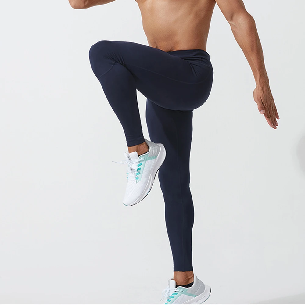 Mens Fitness Tights Workout Male Jogging Trousers Gym Running Pants Men Compression Leggings Pocket Training Sport LongUnderwear sports leggings,compression pants