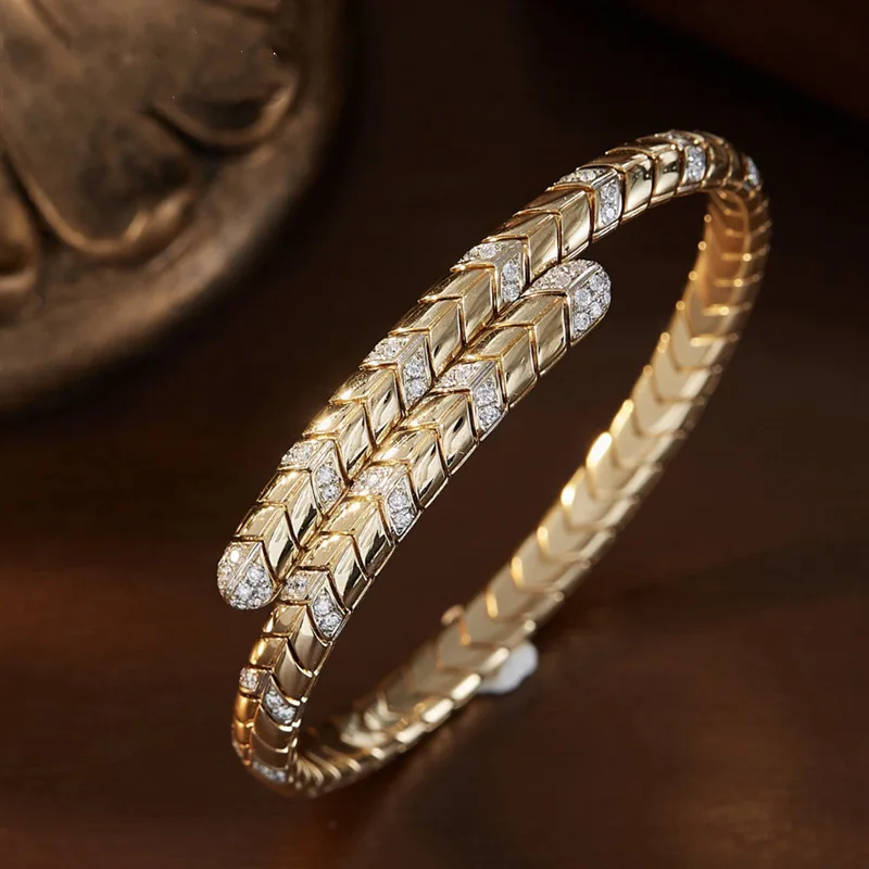 الأزياء الفاخرة BVLG نمط الفولاذ المقاوم للصدأ الذ...