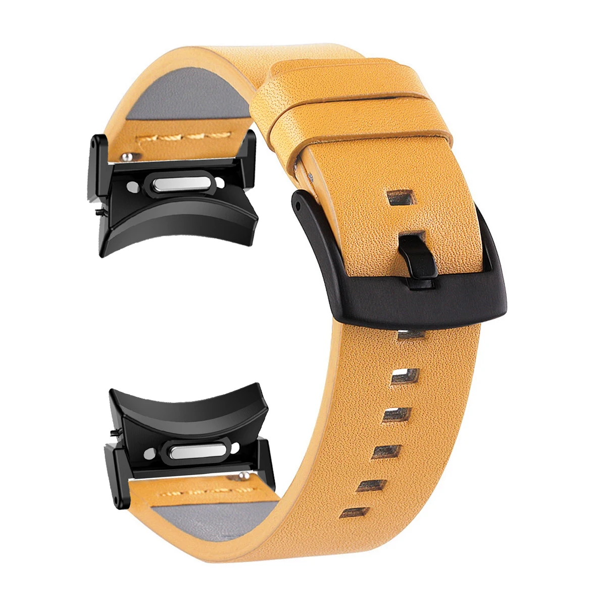Premium Leather No-Gap Watch Strap with Quick Fit Design