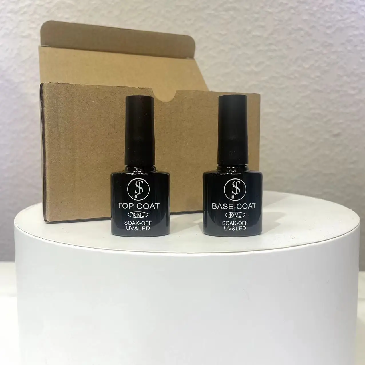 10ml mix 12pcs/box top coat base coat each 6pcs with long lasting strengthen bling nail gel top and base coat nail polish 3