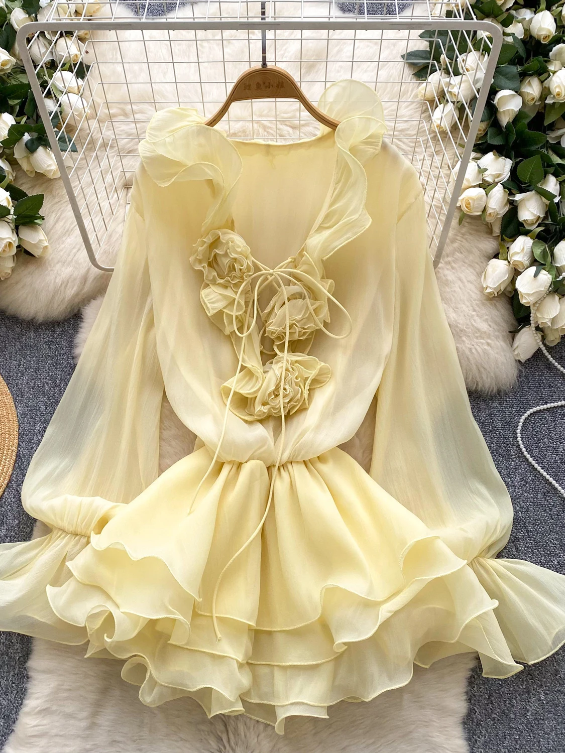 sachin and babi light blue dress Women Vintage Print Chiffon Long Fairy Dress with Inner Dress Robe Ete  Luxury Party Dresses Vestiti Da Sposa Wedding Dress – buy the best products  in the Ayzeze online store main image 1