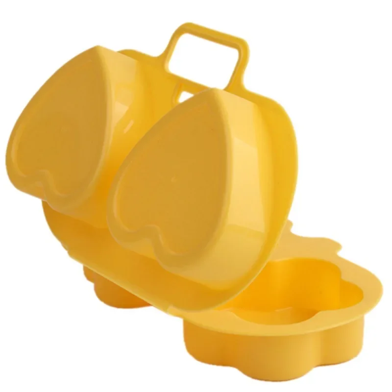 Home Kitchen Microwave Oven Heart&Flowers Shape Egg Steamer Cooking Mold Egg Poacher Kitchen gadgets Fried Tool