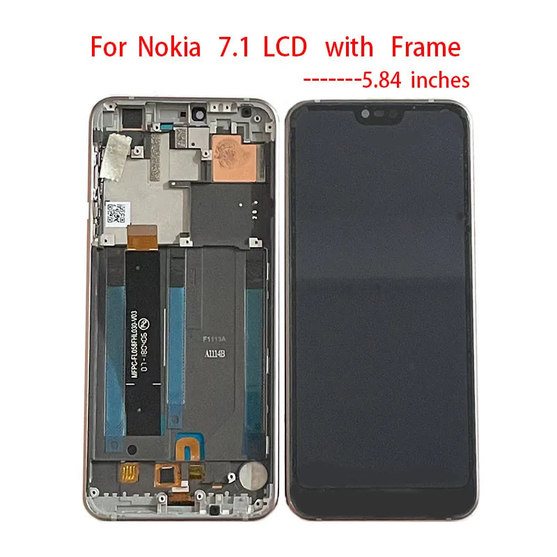 Scheda Flex USB Micro Jack Con Microfono Per Nokia 7.1 (2018) TA-1085/TA-1095/TA-1096/TA-1100 - Ricarica E Sincronia Dati - 4