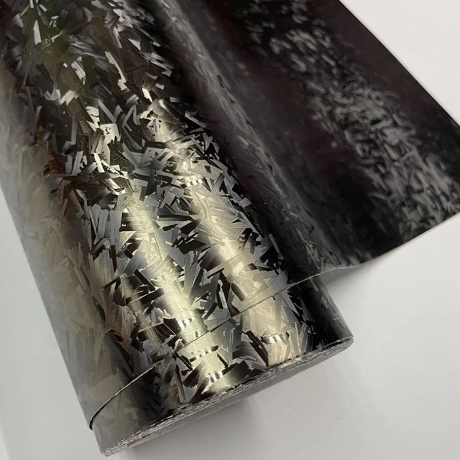 5D Carbon Fiber Thermoformable Vinyl Wrap Film - 50x150cm Sheet, Glossy Adhesive, For Cars, Motorcycles & DIY Projects-697736