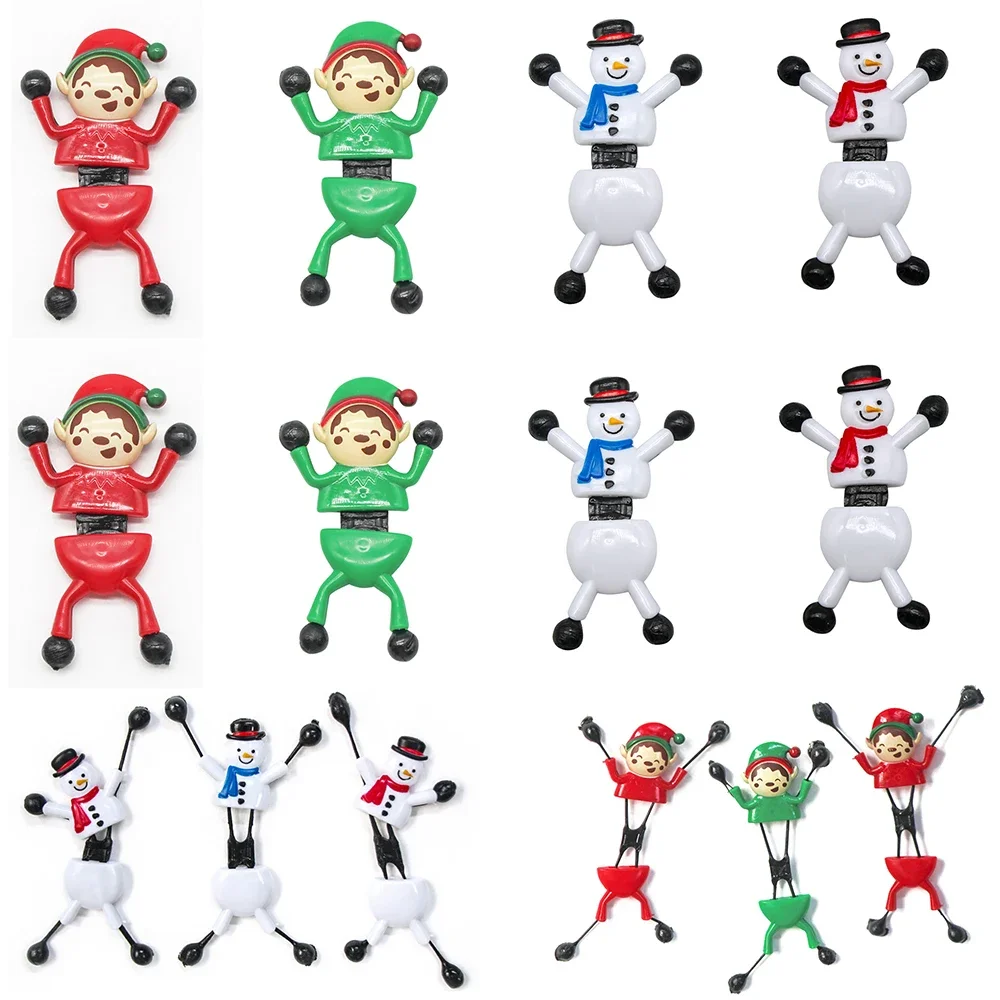 5Pcs Children Snowman Sticky Wall Climber Men&rsquo;s Party Toys for Birthday Party Favors Pinata Fillers Gift Bag Christmas Gifts