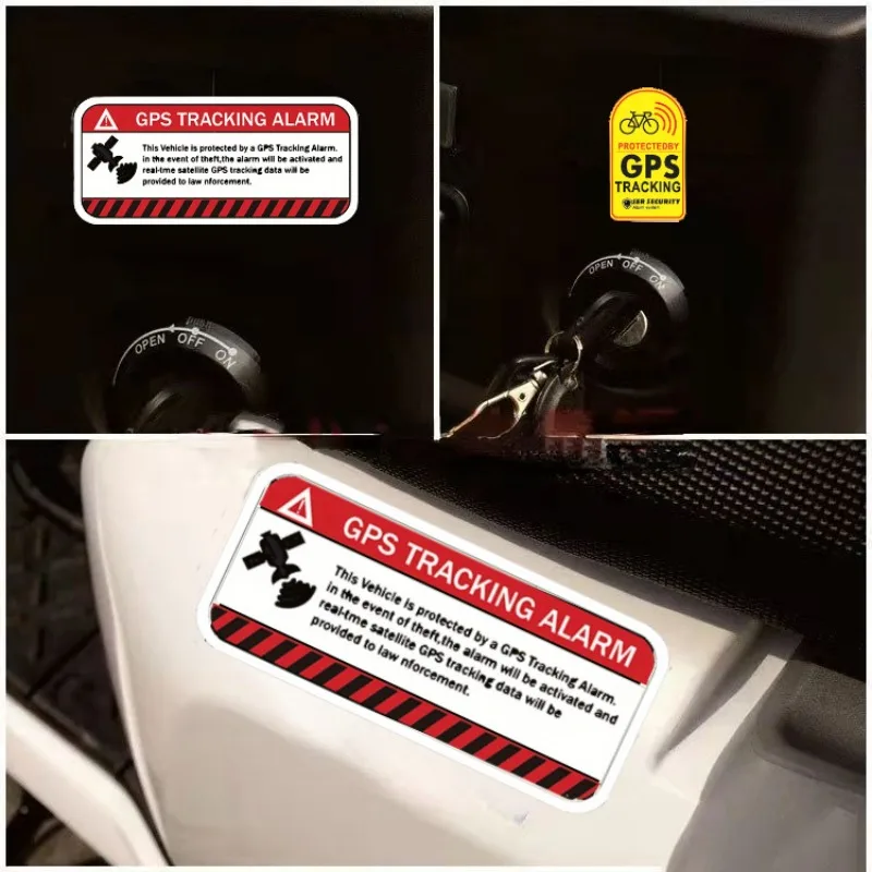 Description Picture 6 of itemGPS Tracking Alarm Sticker MTB Road Bike Scooter Motorcycle Anti-Theft Decal Warning Reflective Paster For Bicycle Accessories