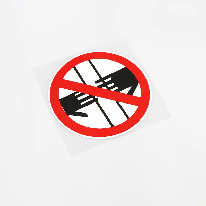 

Strictly Prohibit Grilled Door PVC Car Sticker Decal Accessories 12CM*12CM