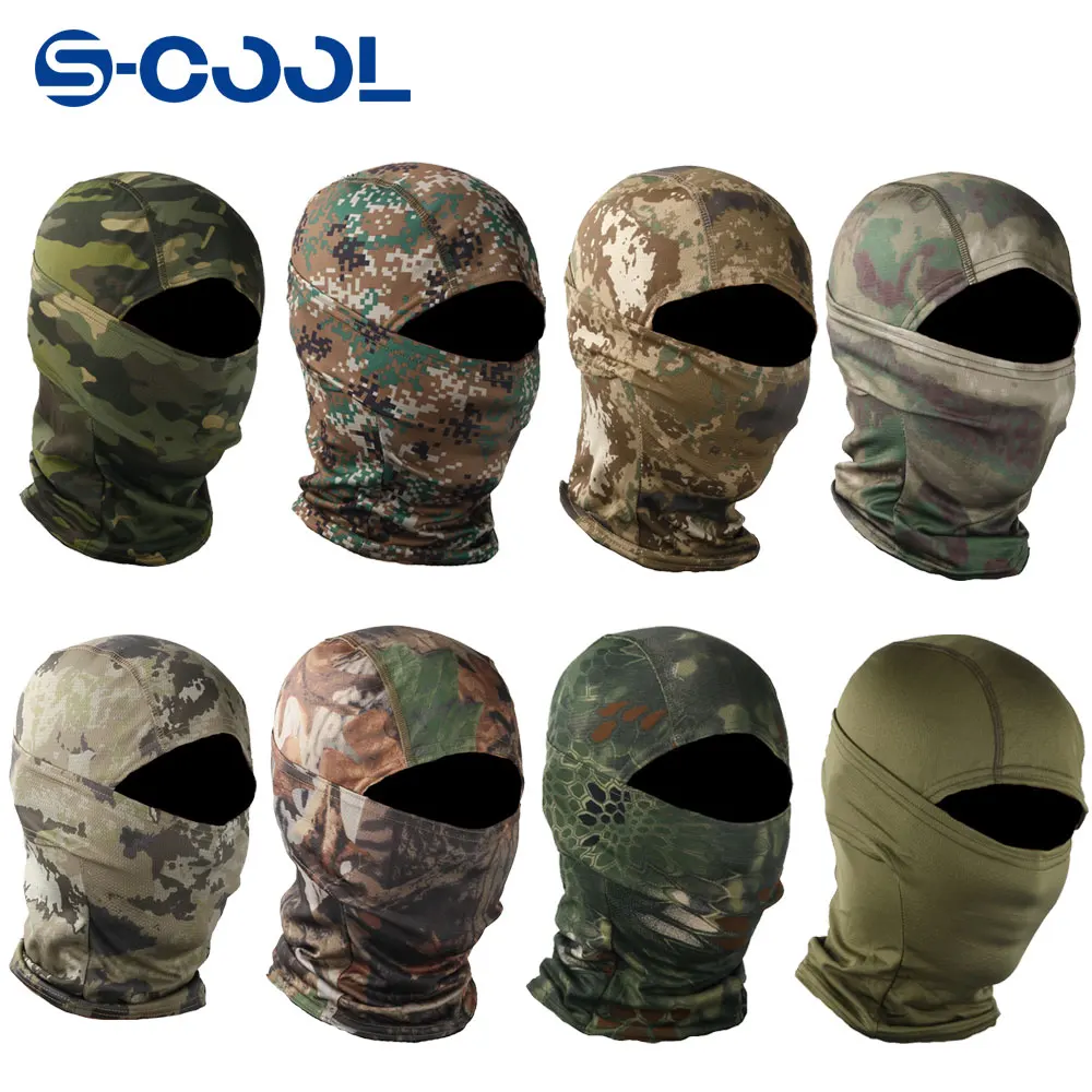 

Cycling Face Mask Camouflage Tactical Military Scarf Neck Gaiter Men Seamless Bandana Women Headband Balaclava Tube Face Shield