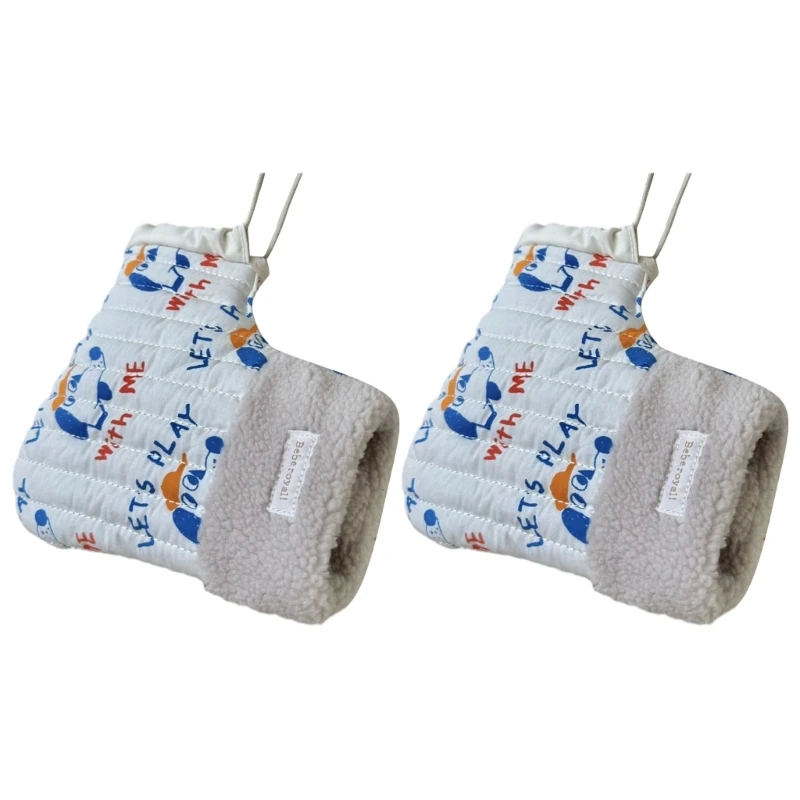 

1 пара регулируемых детских варежек-самокатов, теплые перчатки из овечьей шерсти, мягкие и дышащие муфты для рук, перчатки для с