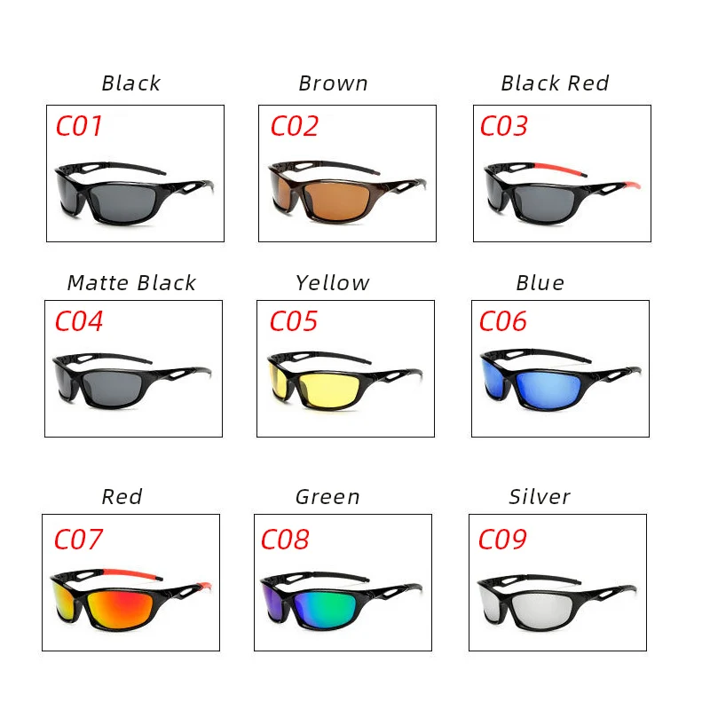 Polarized Fishing Glasses Men Women Driving Goggles Riding Sunglasses Outdoor Sport Eyewear Fishing Acessories