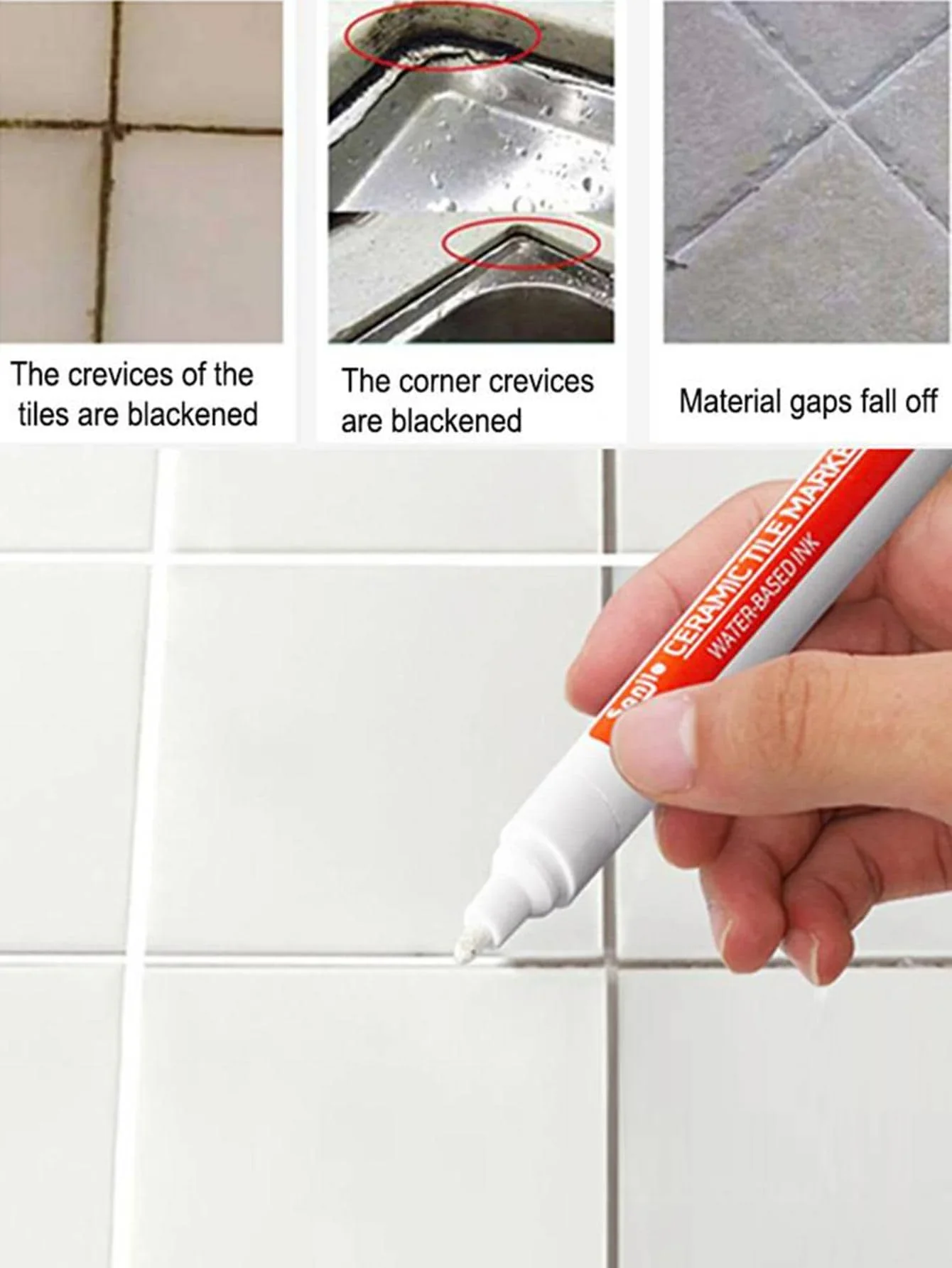 Ceramic Tile Gap Repair Pen