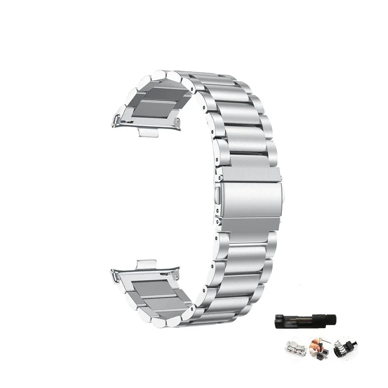 Stainless Steel Metal Watchband Bracelet for Huawei Watch Fit 3 & 4 Pro