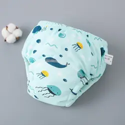 Breathable Washable Training Pants for Toddlers - Summer Underwear Diaper Alternative (Underwater world)