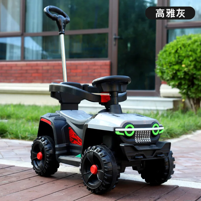 Children's Electric Four-Wheel Motorcycle 1-6-Year-Old With Remote Control Off-Road Vehicle Can Accommodate Passengers