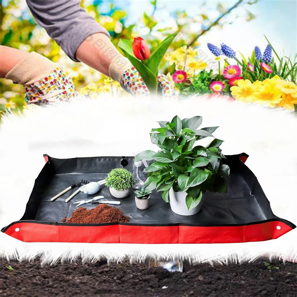 Repotting Mat For Indoor Plant Transplanting & Potting Soil Mess Control 26 8 X Portable Tray Succulent Gardening Tools Gardener Gifts Gift Lovers