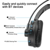 Headset Wireless Bluetooth 5.0 Headset with Noise Cancelling Microphone Ideal for Truck Drivers, Offices, Call Centre Work 3