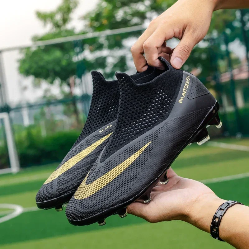 Football Shoes Mens Soccer Comfortable Training Sneakers Neutral Outdoor Breathable Lightweight Football Boots