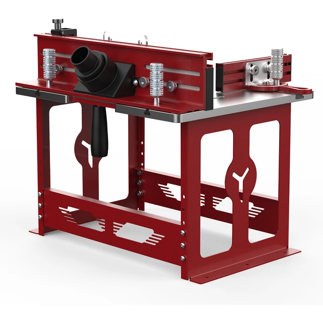 6587-f42611.jpg ENJOYWOOD Bench Top Router Table Workbench with Miter Gauge / Profile Fence System / Dust Collection Port for Most Routers