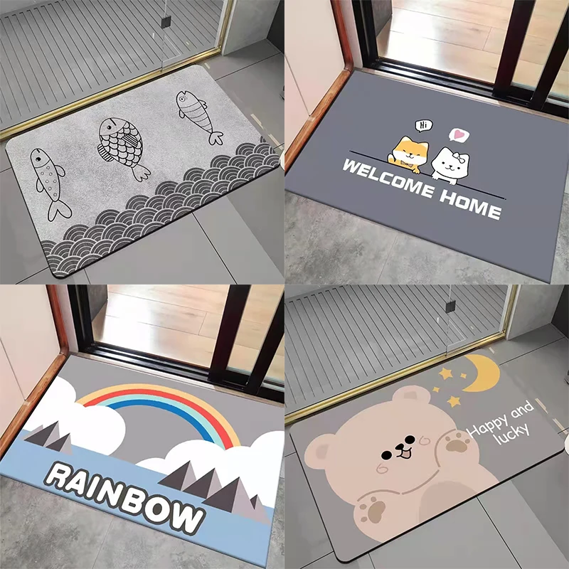 

Cartoon Anti-slip Mats Bathroom Mats Bathroom Entrance Mats Bathroom Mats Balcony Mats Kitchen Mats Door Mats