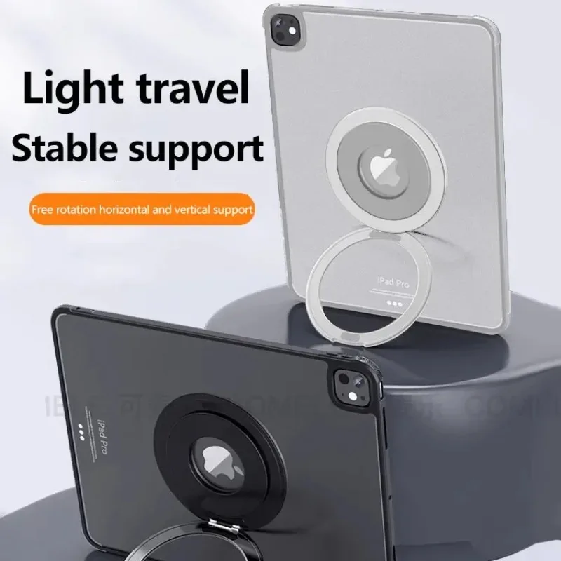 Acrylic Frosted Magnetic Holder Case - Durable PC+TPU Cover
