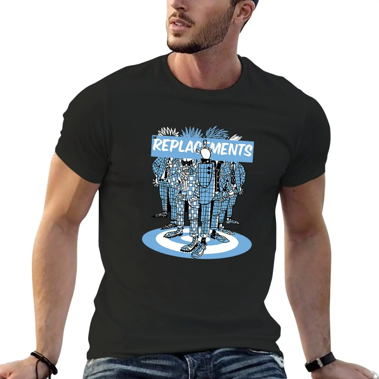 

New The Replacements 4 T-Shirt Short t-shirt Blouse quick drying t-shirt funny t shirts for men