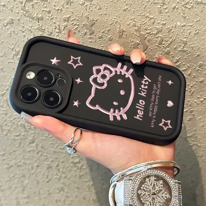 Custodia Per Telefono Hello Kty Sanrio Anime Per IPhone 16 15 - Foto 2