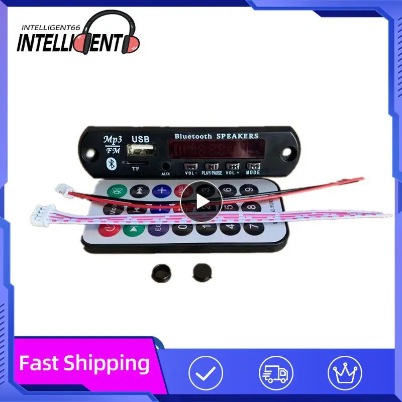 Amplificatore Mp3 Decoder Board Car Mp3 Player Modulo Di Registrazione Usb Radio Fm Aux Per Altoparlante Vivavoce Audio Fai Da Te