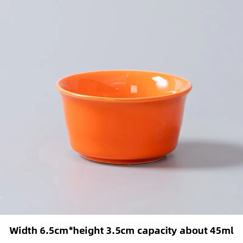 4pcs Ceramic Teacup Household Tea Cup Kungfu Tea Set Small Teacup Drinking Utensils Office White Porcelain Tea Cup