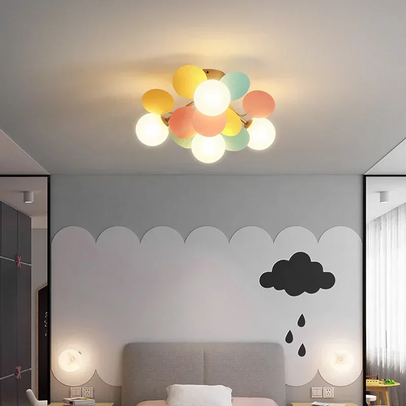 Modern Led Chandelier Scandinavian Style For Children's Room Nursery Bedroom Living Room led chandelier ceiling chandelier
