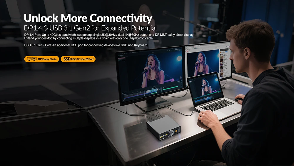 AVMATRIX TB-C12-4K,TB-C41/C42,TB-P30/P51 Thunderbolt Box Versatile Tools for Vid