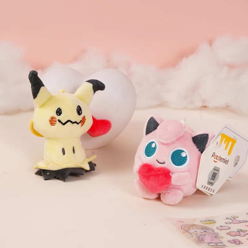 Pok&eacute;mon Pikachu Gengar Charmander Togepi Anime Plush Keychain Cartoon & Cute Doll Children's Toy Backpack pendant