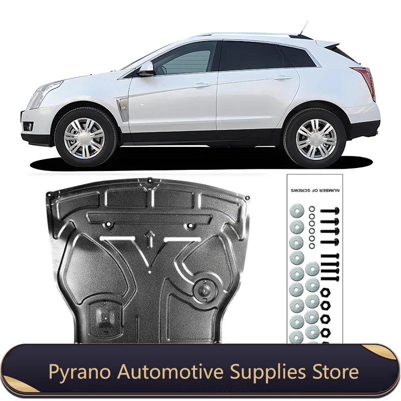 

Black Under Engine Guard Plate Splash Shield Mud Fender Cover For Cadillac SRX SUV 2015-2019 2018 Mudguard Protector