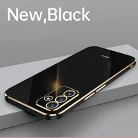 For Samsung Galaxy Quantum 2 Case 6D Plating Silicone TPU Soft Back Cover Phone Case For Samsung Galaxy Quantum2 A826S Coque 1