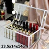 40 Slots Glass Lipstick Holder Dustproof Display Case Beauty Storage Box Luxury Makeup Organizer with Lid 2
