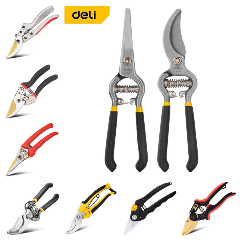 

Professional Pruner Garden Scissors Sharp Bypass Pruning Shears Tree Trimmers Secateurs Hand Clippers For Garden Beak Scissors