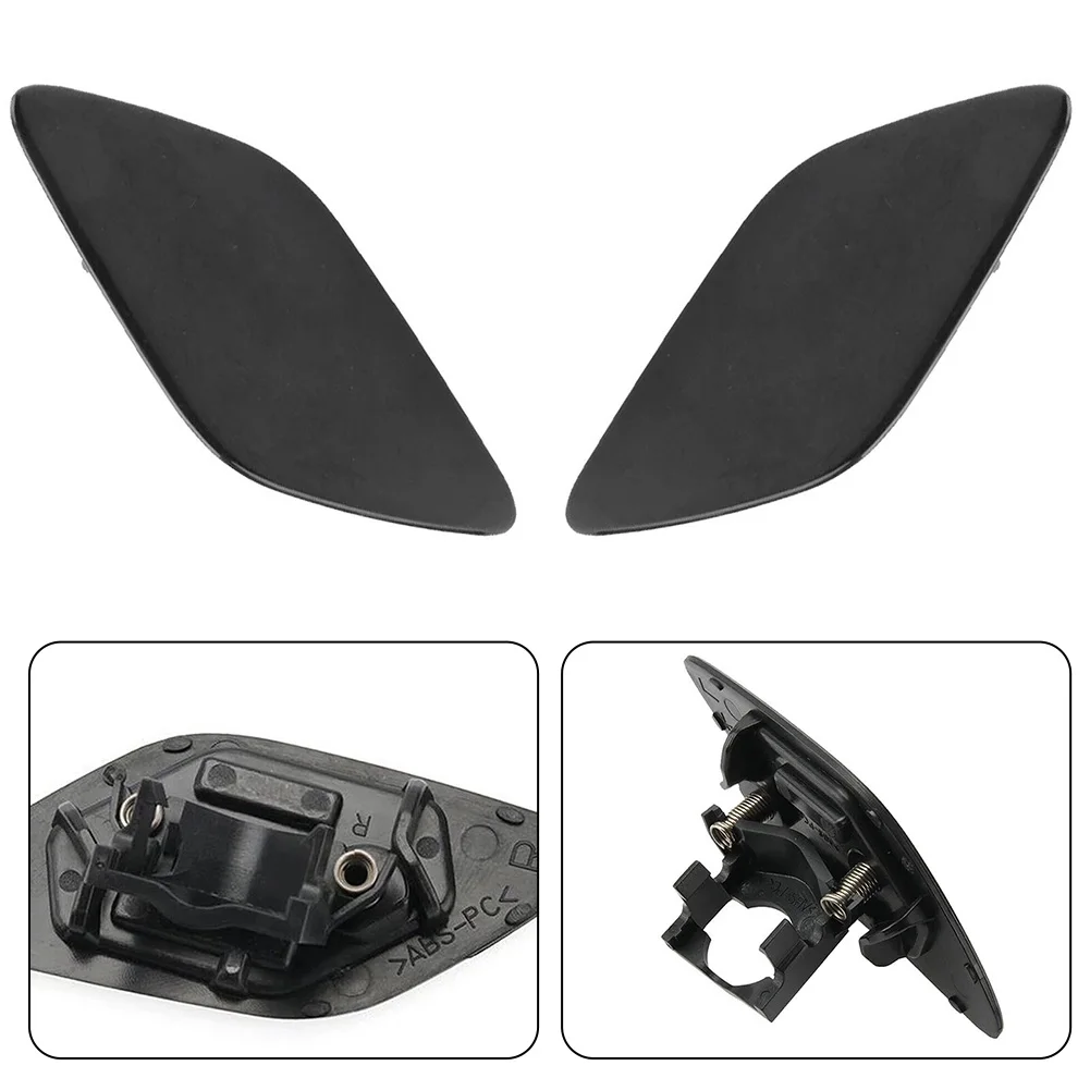 

Practical To Use Headlight Wash Cover Parts & Accessories 2PCS/2PACK 61677171659 61677171660 95mm*3.5mm*4mm Black