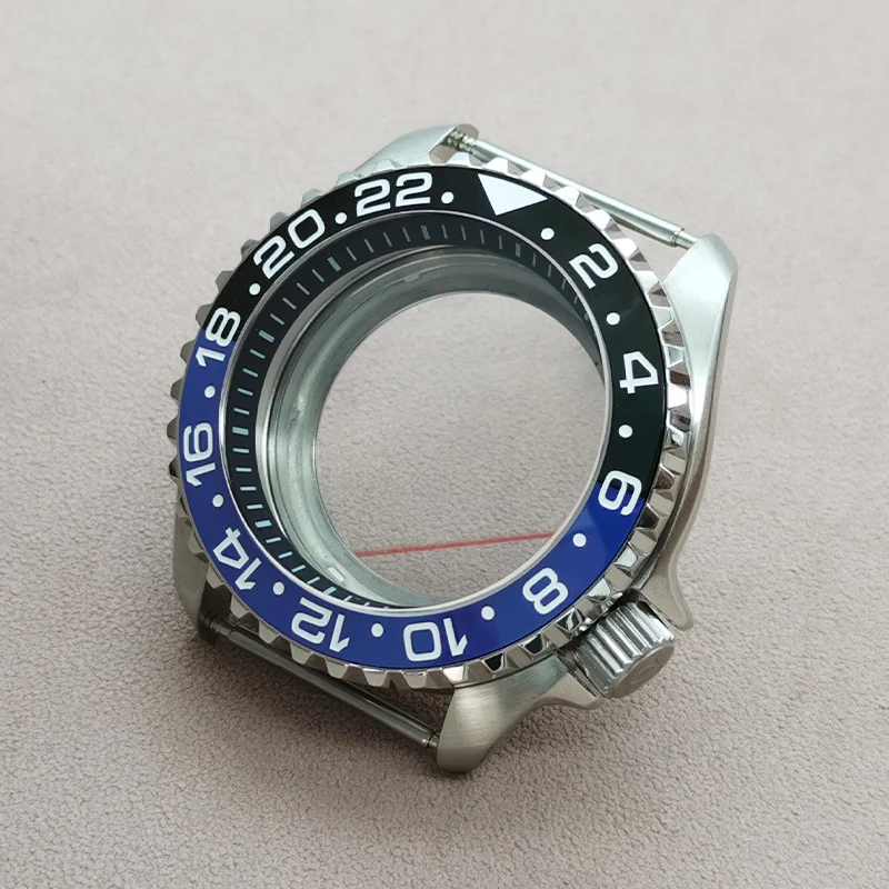 Mod Seiko SKX007 Watch Cases Double Deck Sapphire Glass Fits NH35 NH36 4R 7S26 Movement Stylish Bezel Men's Dive Watch Case Part