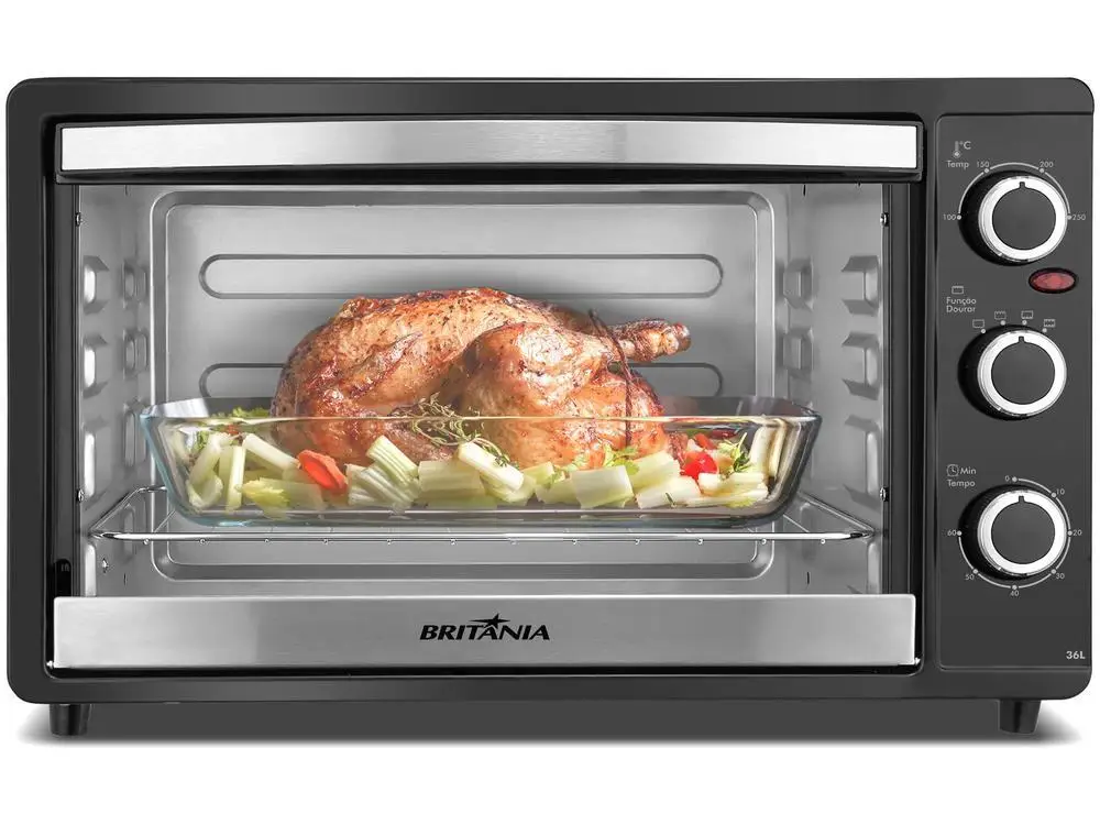 Forno Elétrico de Bancada Britânia 36L Preto BFE41P - 110V 4