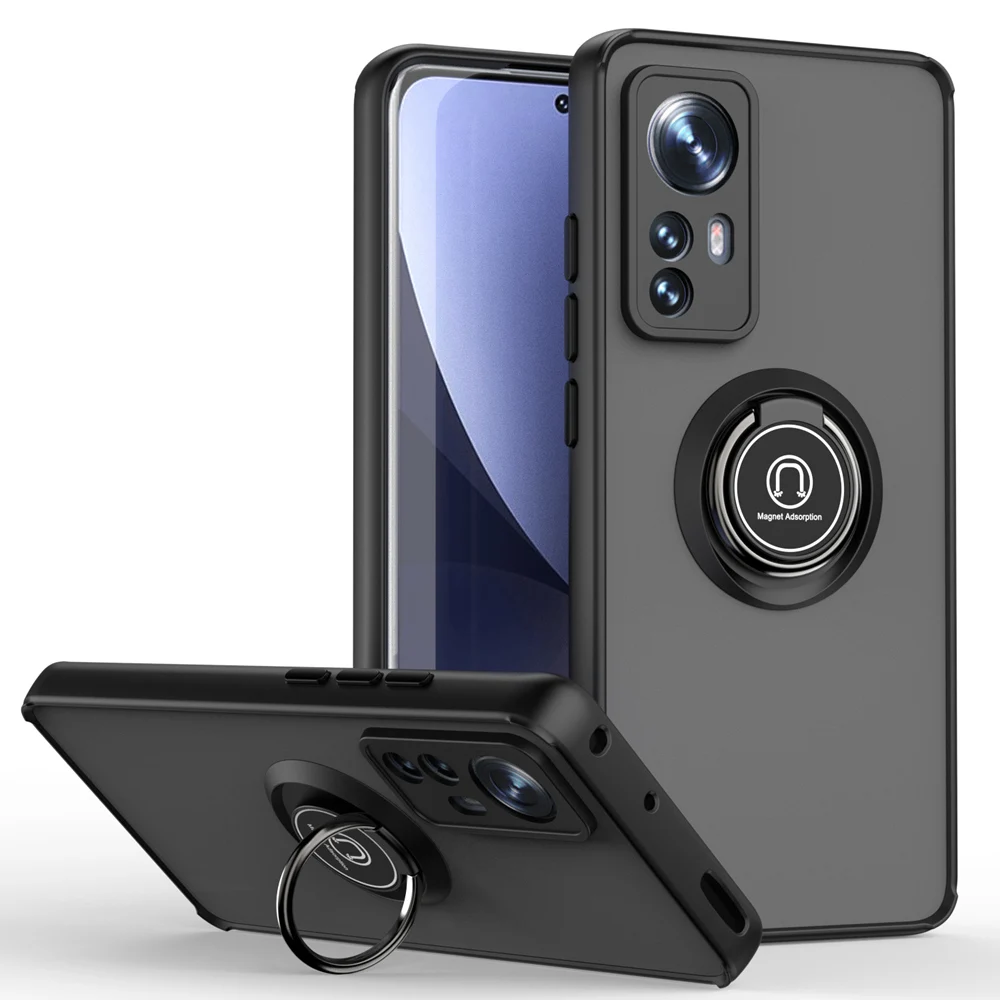 Shockproof Phone Case With Ring Stand For Xiaomi 12 Series_voghion.com
