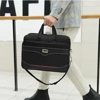 Porte-documents d'affaires de grande capacité pour hommes, sac à bandoulière Portable polyvalent, sac à main à poches multiples pour usage professionnel et décontracté 4