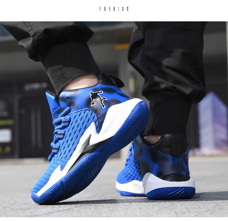 Boys Brand Mesh Basketball Shoes: Non-Slip Sports Sneakers for Kids Boys Brand Mesh Basketball Shoes: Non-Slip Sports Sneakers for Kids