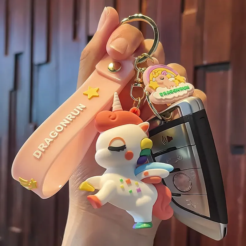 Chaveiro Bonito Unicberio Atacado Delicado Saco De Escola Pingente Pequeno Presente Rede Red Cartoon Car Portachiavi Para Boneca