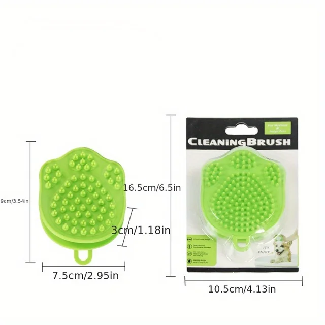 Double Sided Pet Shower Brush, Cat Floating Gloves, Dog Shower Massage, Pet Dog Cat Massage Brush, No Wash Cleaning Gloves 3