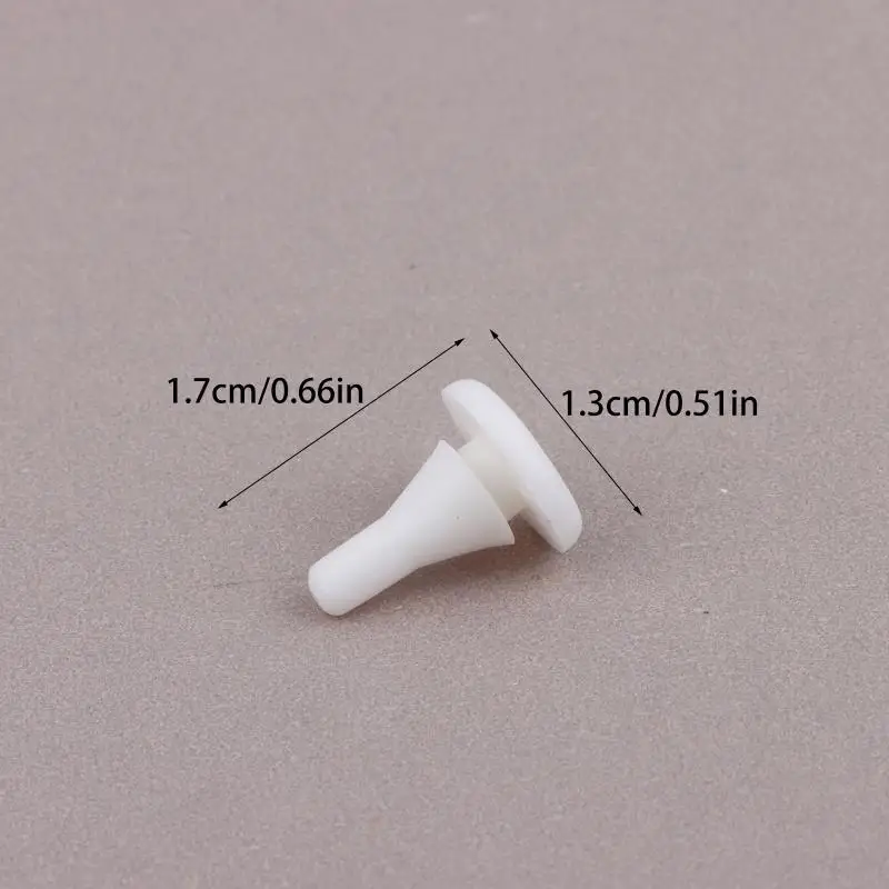 *20PCS 엘리베이터 홀 도어 충돌 방지 못/충돌 방지 고무 패드/충격 흡수 콩/오프닝 5-6mm 두께 2MM