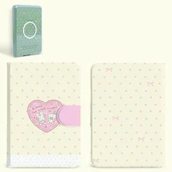 Premium Detachable Magnetic Book Cover with Magnetic Buckle - Kindle11th (Peach Oolong)